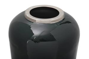 Vase Art Deco Typ D Eisen - Silber / Grün