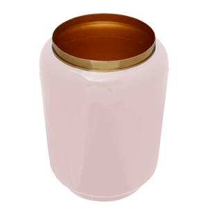 Vase Art Deco - Type H Fer - Rose clair - Hauteur : 20 cm