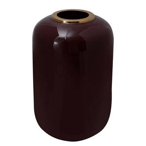Vase Art Deco Typ D Eisen - Rot / Gold
