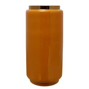 Vase Art Deco - Type H Fer - Jaune - Hauteur : 30 cm