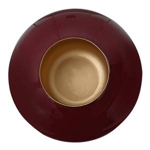 Vase Art Deco - Type F Fer - Rouge Bordeaux - Hauteur : 20 cm