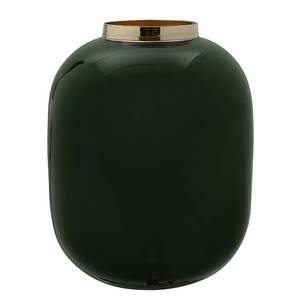 Vase Art Deco - Type F Fer - Vert foncé - Hauteur : 20 cm