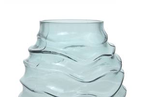 Glazen vaas Sidney type B glas - Blauw