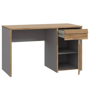 Bureau Norovo Gris / Imitation chêne Catane