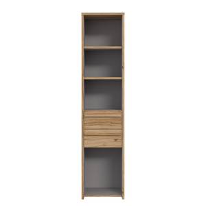 Open kast Norovo - breedte 45 cm grijs/Catania eikenhouten look