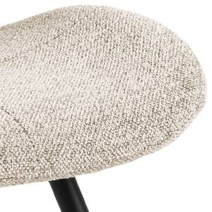 Chaises capitonnées Runcorn lot de 2 Tissu Bouclé Moena: Beige