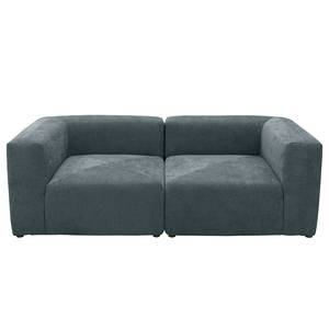 2-Sitzer Sofa Finbo Webstoff Floricia: Blaugrau