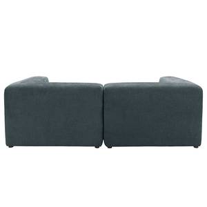 2-Sitzer Sofa Finbo Webstoff Floricia: Blaugrau