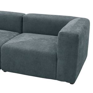 2-Sitzer Sofa Finbo Webstoff Floricia: Blaugrau