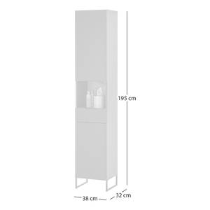 Badkamerset Emporia 4-delig - 158 cm Mat zwart