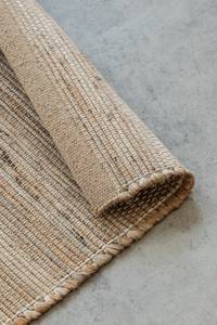 Läufer Dhaka Beige - Naturfaser - Textil - 80 x 0.5 x 200 cm