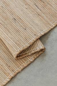 Läufer Dhaka Beige - Naturfaser - Textil - 80 x 0.5 x 200 cm