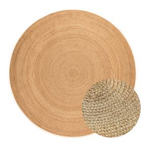 Kurzflorteppich Rangpur Jute - Gold - Durchmesser: 140 cm