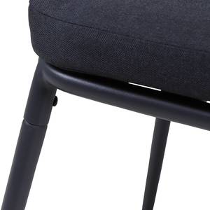 Hocker Yobaya Opener Stahl pulverbeschichtet / Polyester - Schwarz