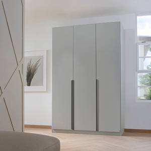 Armoire à portes battantes Cotty Gris soie - Largeur : 136 cm