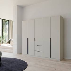 Armoire à portes battantes Cotty Gris soie - Largeur : 225 cm