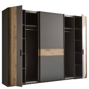 Armoire Ramke Graphite / Imitation chêne viking