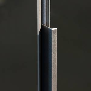 Drehtürenschrank Skyla Typ B Grauspiegel - Graumetallic - Breite: 181 cm