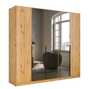 Drehtürenschrank Skyla Typ B Grauspiegel - Eiche Artisan Dekor - Breite: 226 cm