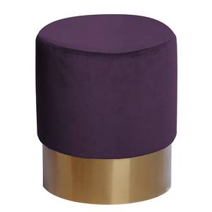 Hocker Nano Typ A Stahl - Samt - Violett