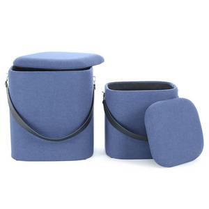 Hocker Arabella 2er-Set Polyester