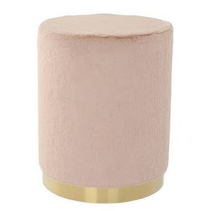 Hocker Nona Typ A Edelstahl - Polyester - Rosa