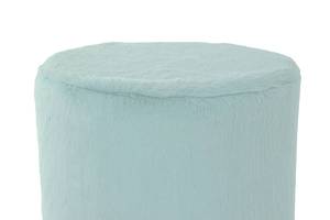 Hocker Nona Typ A Edelstahl - Polyester - Hellblau