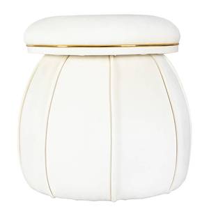 Hocker Corin Typ A Baumwolle / Acryl - Ivory