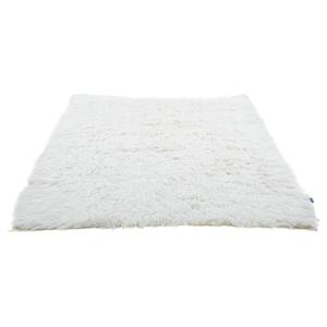 Tapis Fluffy Laine vierge - Blanc - 80 x 160 cm