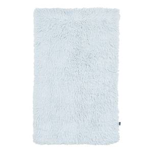 Wollen vloerkleed Fluffy scheerwol - Lichtblauw - 80 x 160 cm