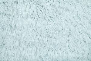 Tapis Fluffy Laine vierge - Bleu clair - 80 x 160 cm