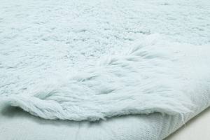 Tapis Fluffy Laine vierge - Bleu clair - 80 x 160 cm