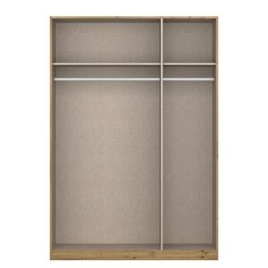 Drehtürenschrank Genua Typ B Graumetallic - Breite: 136 cm