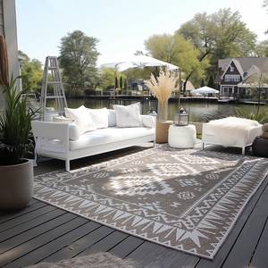 In-/Outdoorteppich Dynamic Polypropylen - Beige - 120 x 170 cm