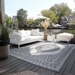 In-/Outdoorteppich Meekly Polypropylen - Silber - 120 x 170 cm