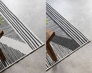 In-/Outdoorteppich Rhombus Polypropylen - Schwarz - 160 x 230 cm