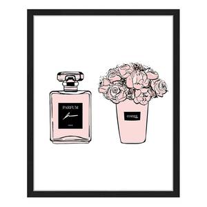 Quadro Parfum Faggio massello / Vetro acrilico - Nero - 43 x 53 cm