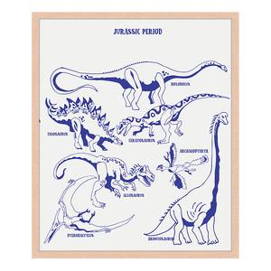 Bild Jurassic Period Buche Massiv / Acrylglas - Naturell - 53 x 63 cm