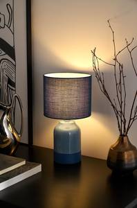 Tafellamp Sandy Glow keramiek - 1 lichtbron - Blauw