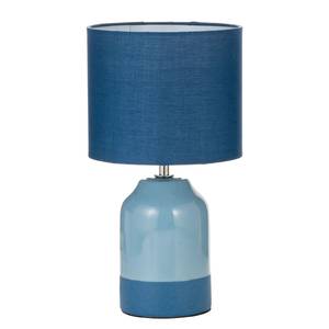 Tischleuchte Sandy Glow Keramik - 1-flammig - Blau