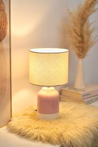 Tafellamp Sandy Glow keramiek - 1 lichtbron - Roze