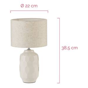 Lampada da tavolo Charming Sparkle Ceramica - Beige - 1 punto luce