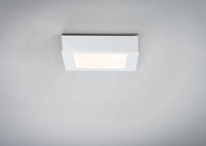 LED-Deckenleuchte Lunar Aluminium - 1-flammig - Weiß - 17 x 3.8 cm