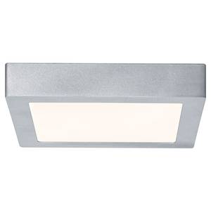 LED-Deckenleuchte Lunar Aluminium - 1-flammig - Chrom - 23 x 3.8 cm