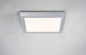 LED-Deckenleuchte Lunar Aluminium - 1-flammig - Chrom - 30 x 3.8 cm