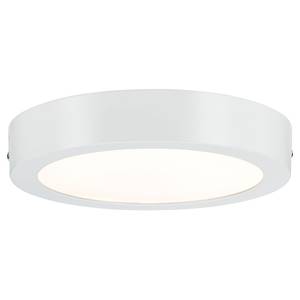 Lampada da soffitto LED rotonda Lunar Alluminio - 1 punti luce - Bianco - Diametro: 23 cm