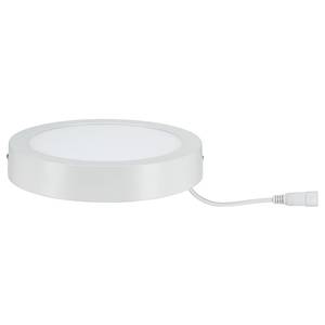 LED-Deckenleuchte Lunar Rund Aluminium - 1-flammig - Weiß - Durchmesser: 23 cm