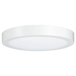 Lampada da soffitto LED rotonda Lunar Alluminio - 1 punti luce - Bianco - Diametro: 30 cm