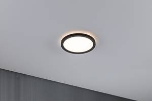 Lampada da soffitto Atria Shine rotondo Materiale plastico - 1 punti luce - Nero - Bianco caldo - Bianco universale