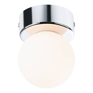 Lampada da soffitto Gove Vetro opale / Cromo - 1 punto luce - Chrome - Diametro: 8 cm